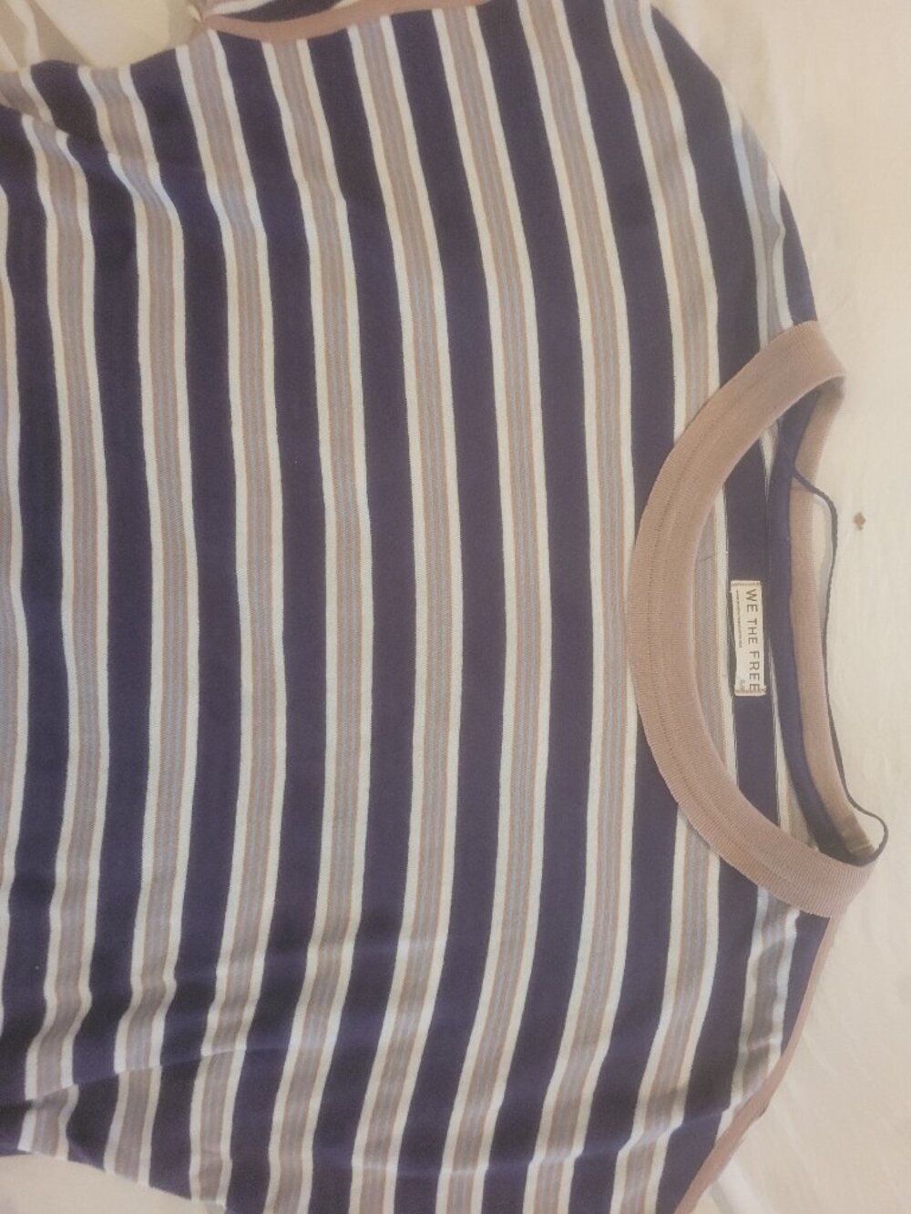 Free people navy striped tee - Picture 2 of 4